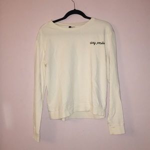 STAY POSITIVE CREW NECK